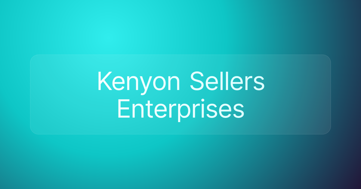 Kenyon Sellers Enterprises
