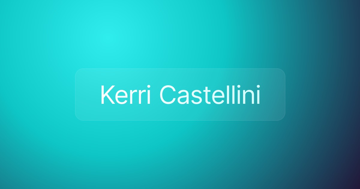 Kerri Castellini