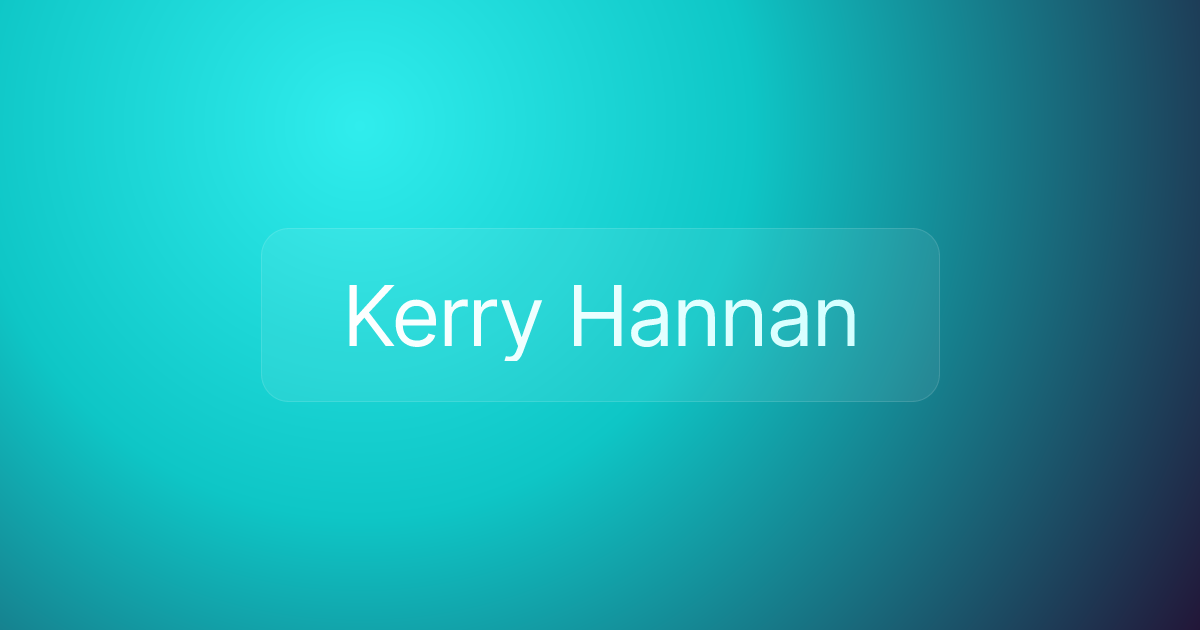 Kerry Hannan