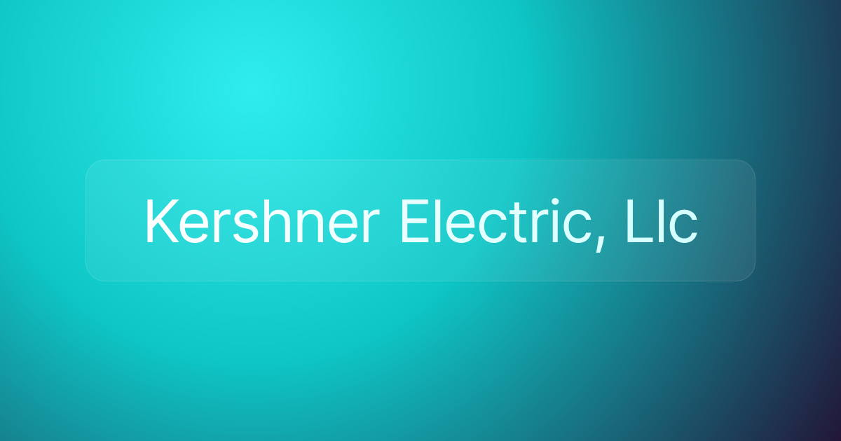 Kershner Electric, Llc