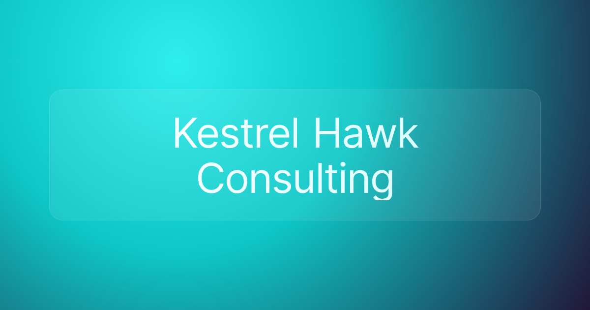 Kestrel Hawk Consulting