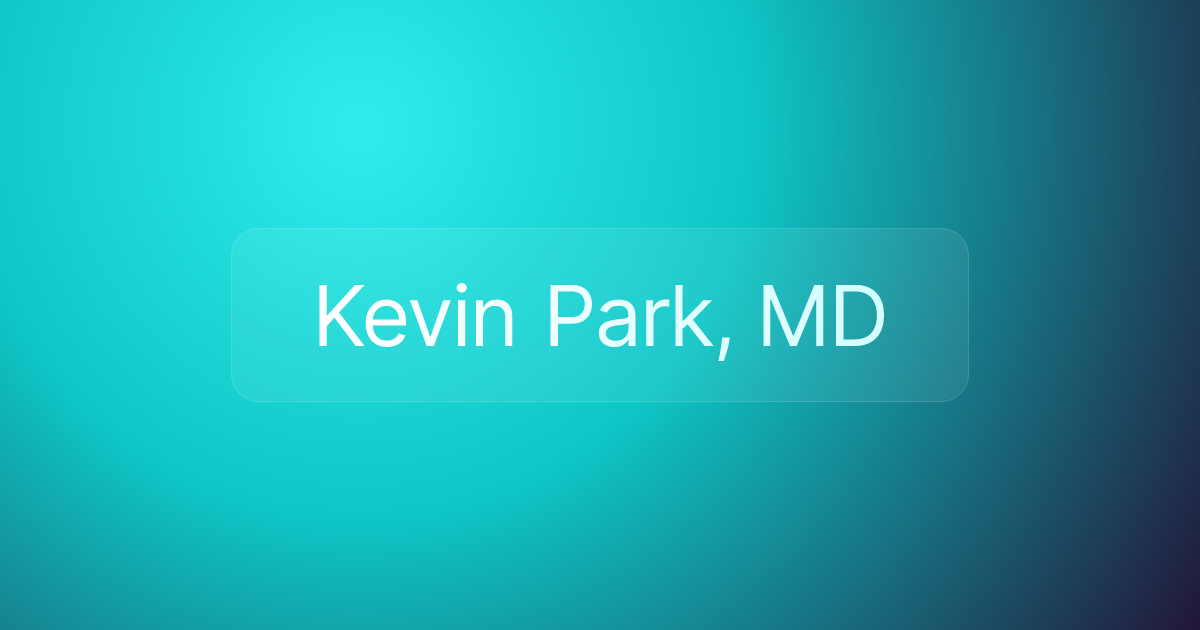 Kevin Park, MD