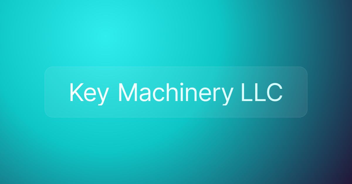 Key Machinery LLC