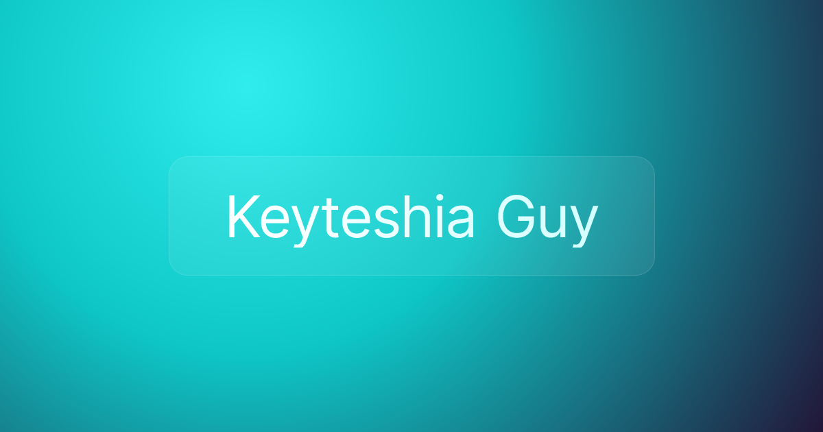 Keyteshia Guy
