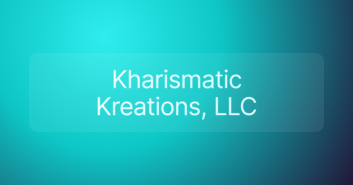 Kharismatic Kreations, LLC