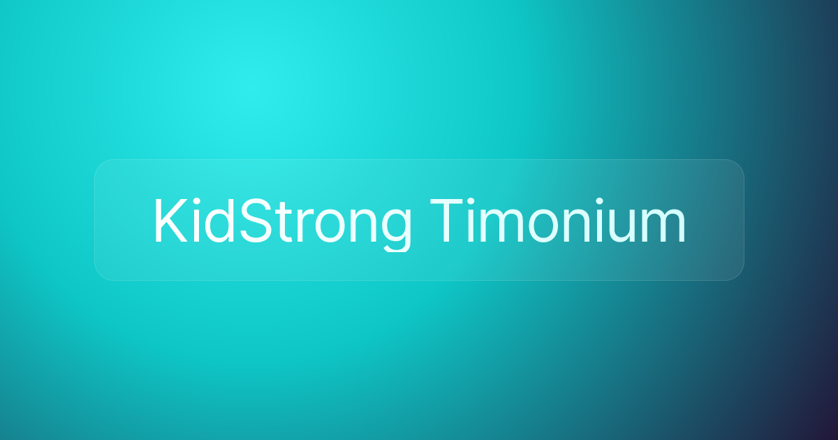 KidStrong Timonium