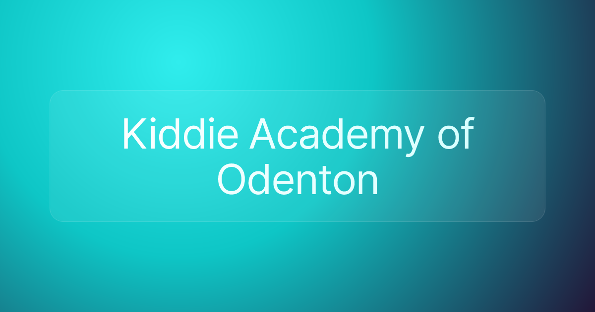 Kiddie Academy of Odenton