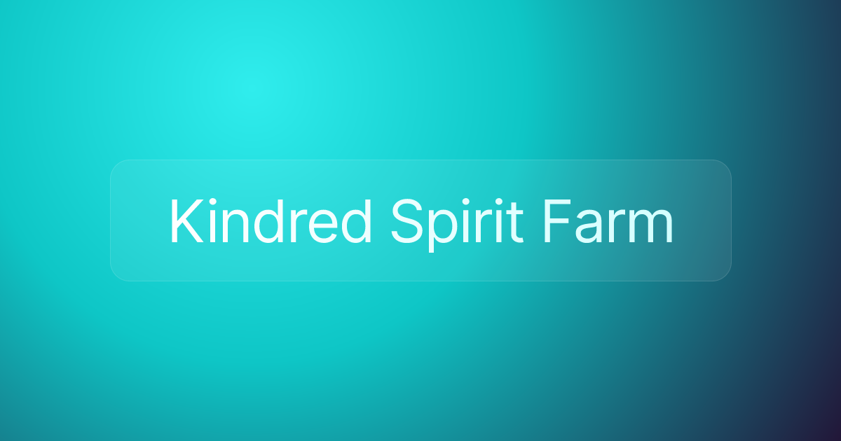 Kindred Spirit Farm