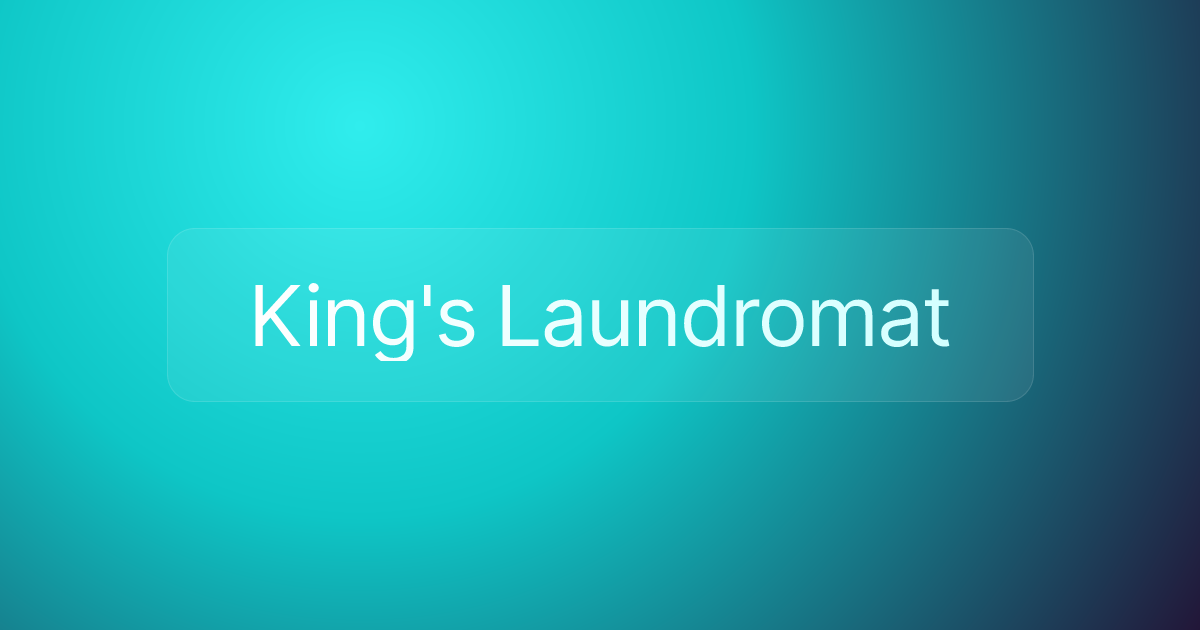 King's Laundromat