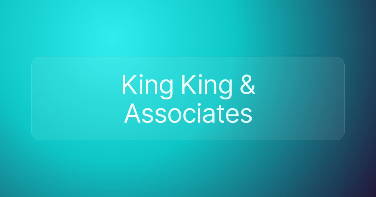 King King & Associates