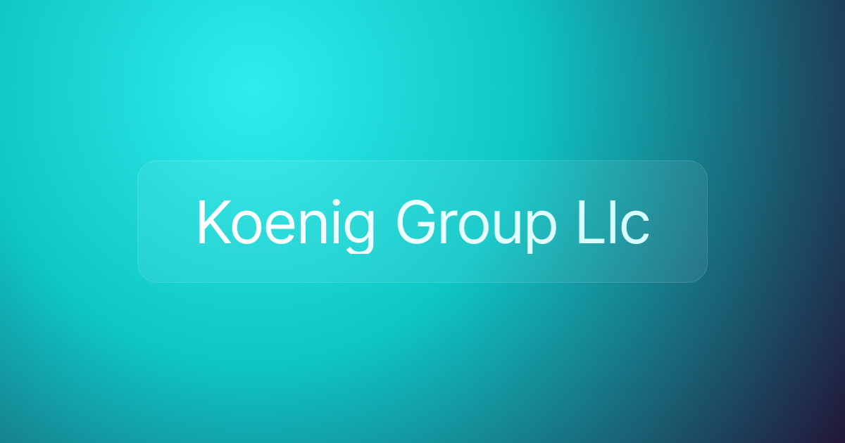 Koenig Group Llc