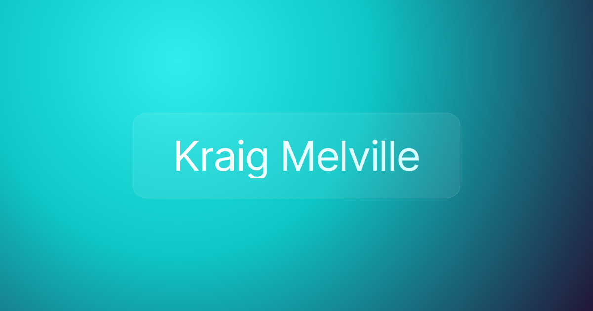 Kraig Melville