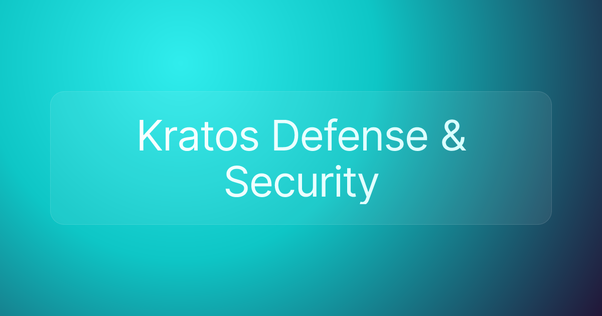 Kratos Defense & Security