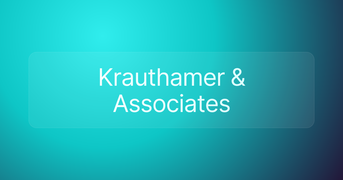 Krauthamer & Associates