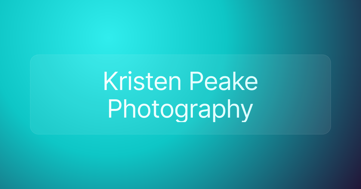 Kristen Peake Photography
