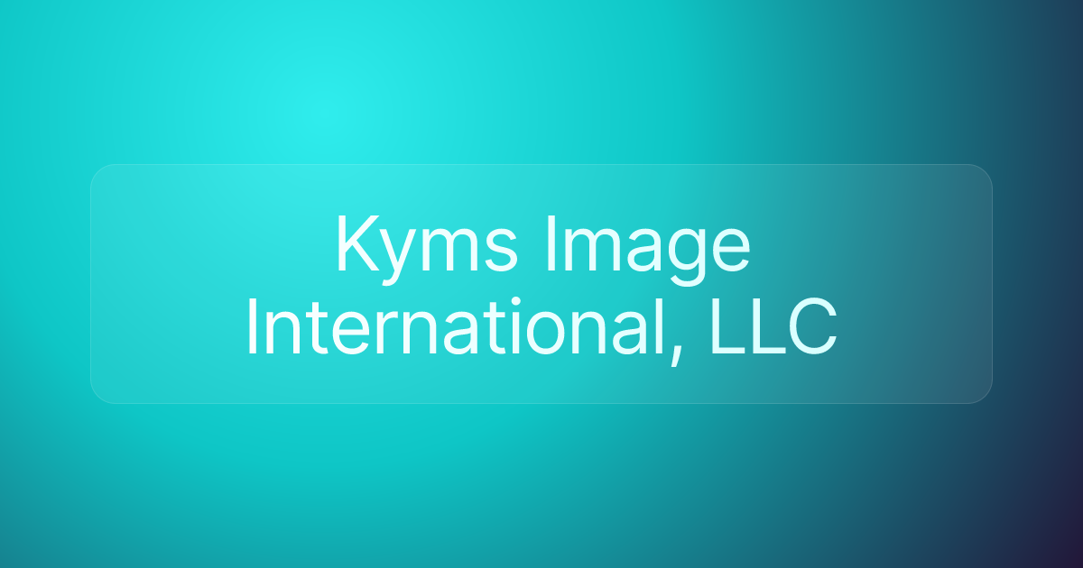 Kyms Image International, LLC