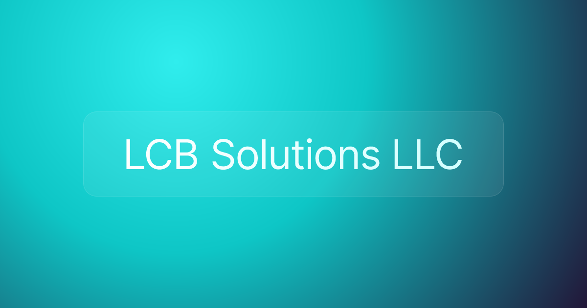 LCB Solutions LLC