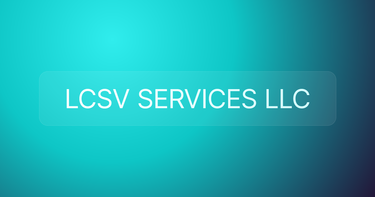 LCSV SERVICES LLC