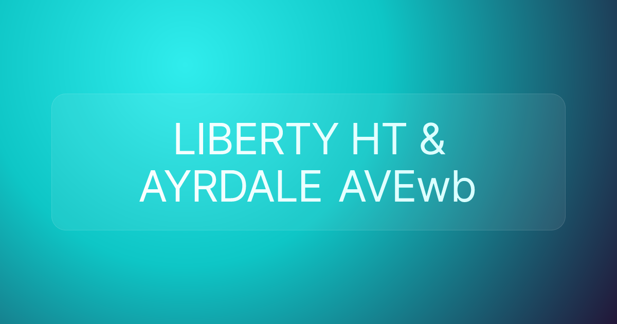 LIBERTY HT & AYRDALE AVEwb