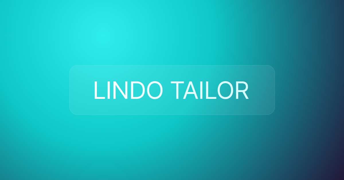 LINDO TAILOR