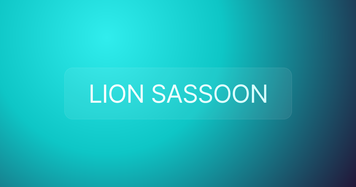 LION SASSOON