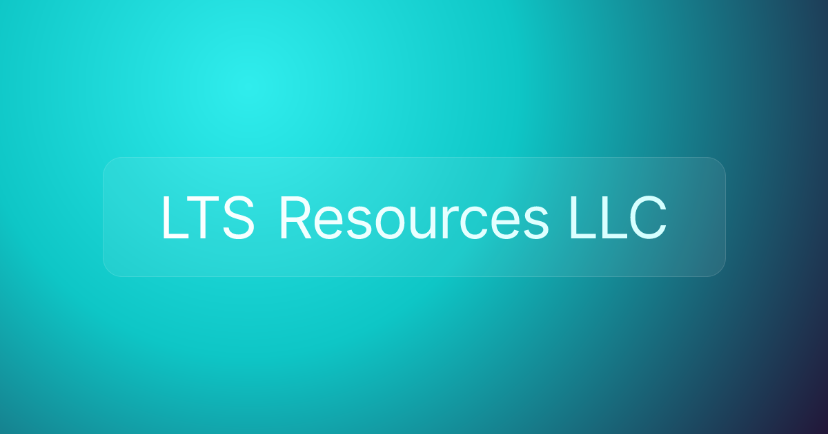 LTS Resources LLC