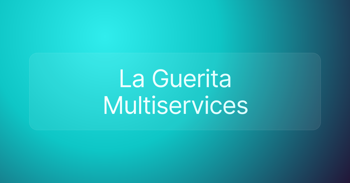 La Guerita Multiservices