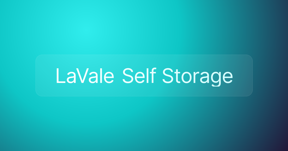 LaVale Self Storage