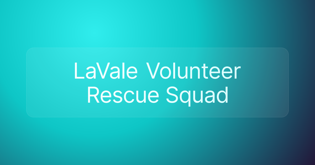 LaVale Volunteer Rescue Squad