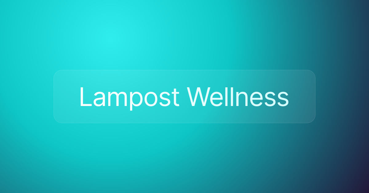 Lampost Wellness