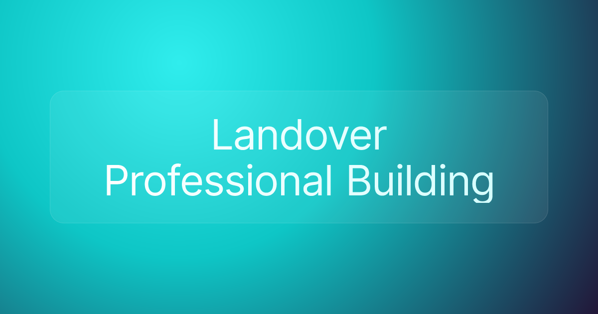 Landover Professional Building