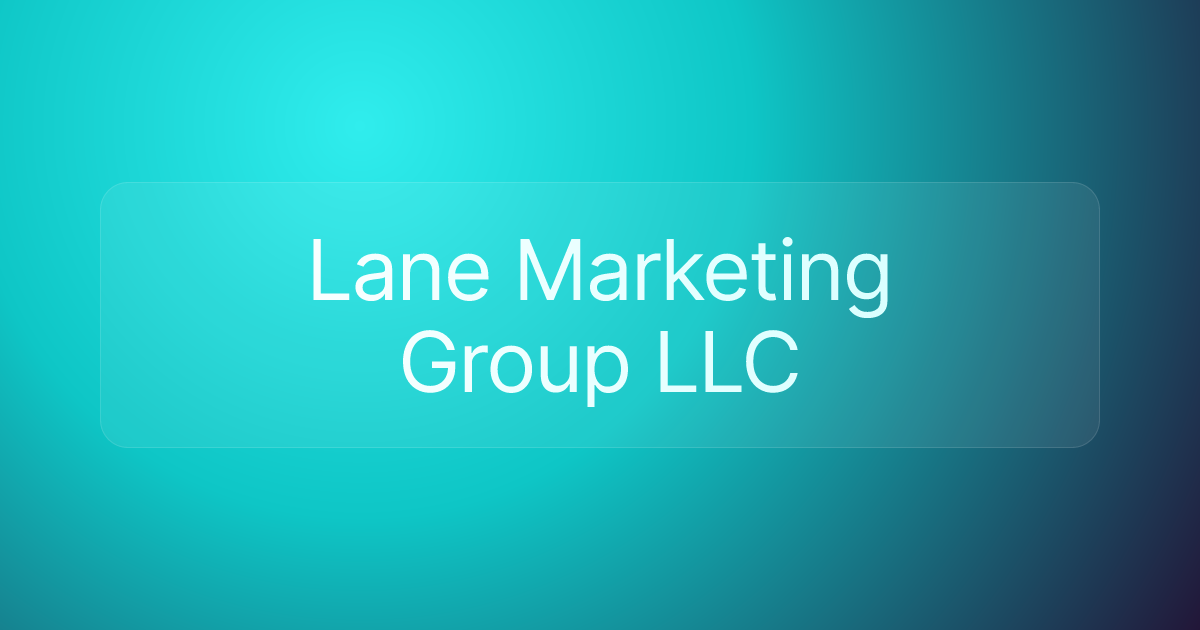 Lane Marketing Group LLC