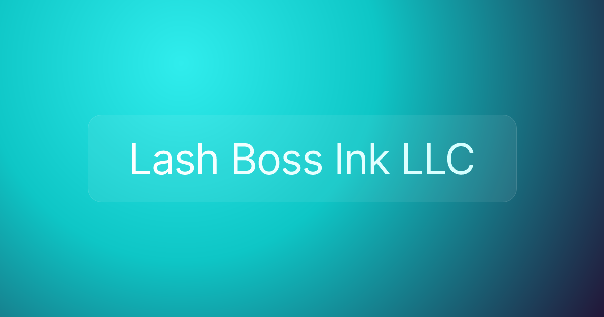 Lash Boss Ink LLC
