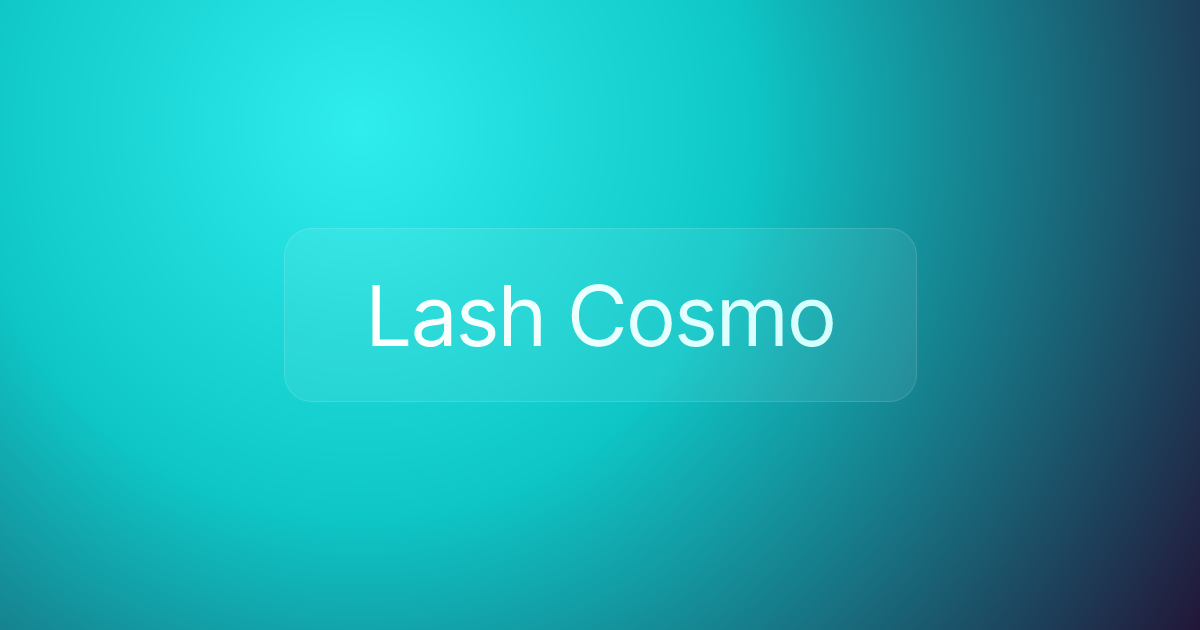 Lash Cosmo