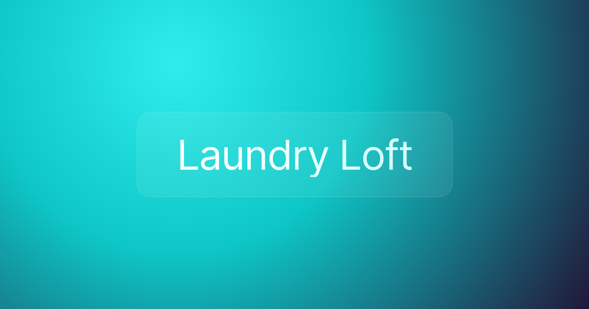 Laundry Loft
