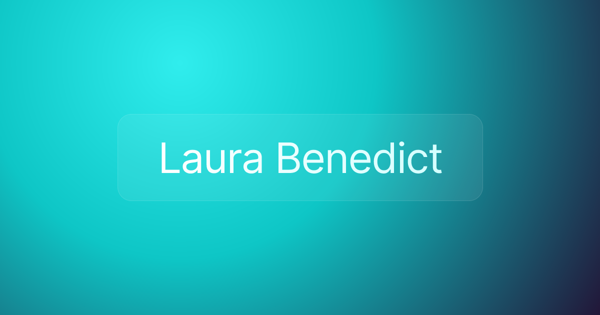 Laura Benedict