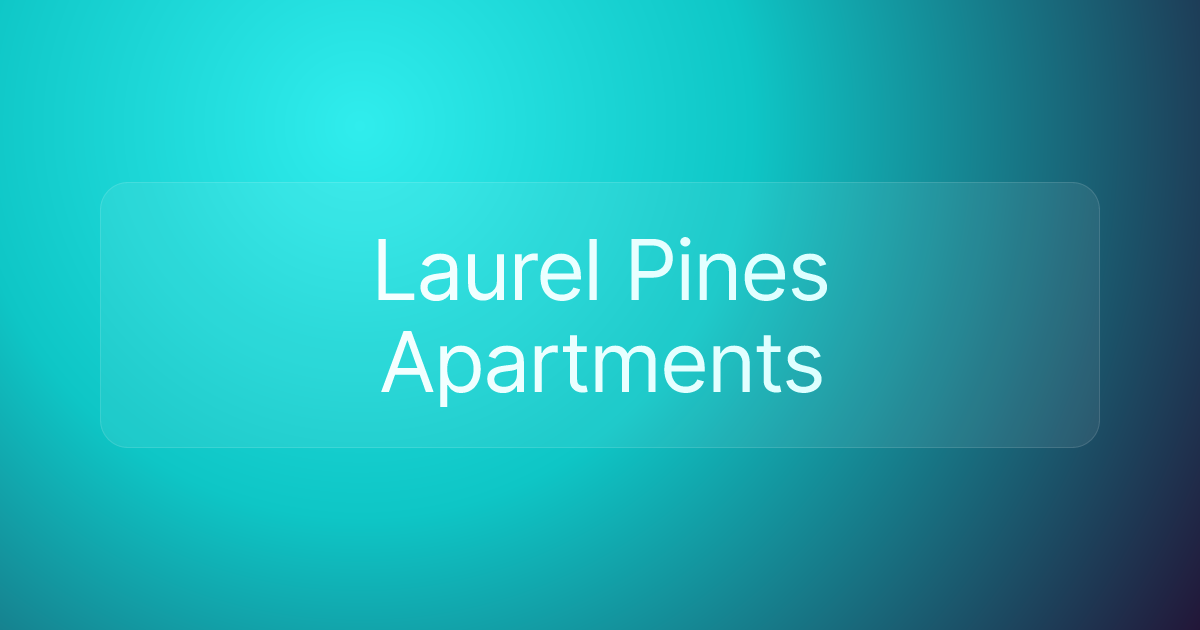 Laurel Pines Apartments