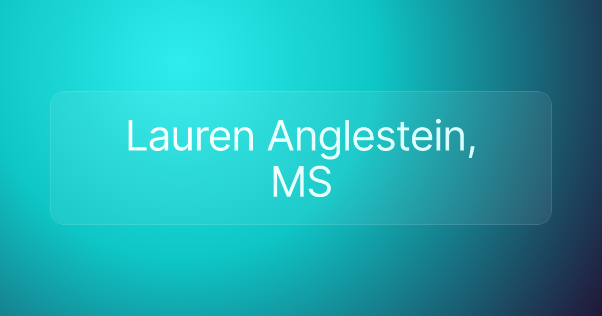 Lauren Anglestein, MS