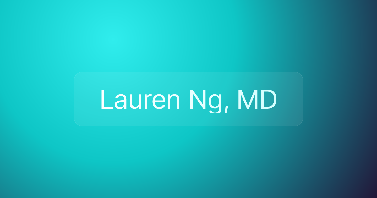 Lauren Ng, MD