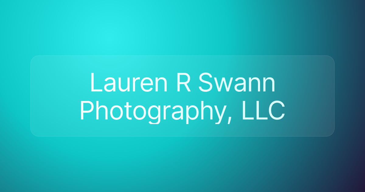 Lauren R Swann Photography, LLC