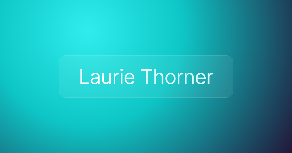 Laurie Thorner