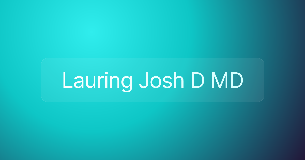 Lauring Josh D MD