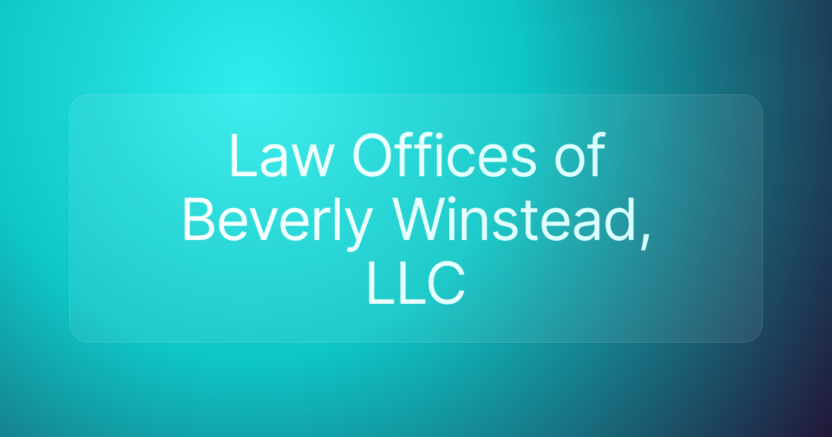 Law Offices of Beverly Winstead, LLC