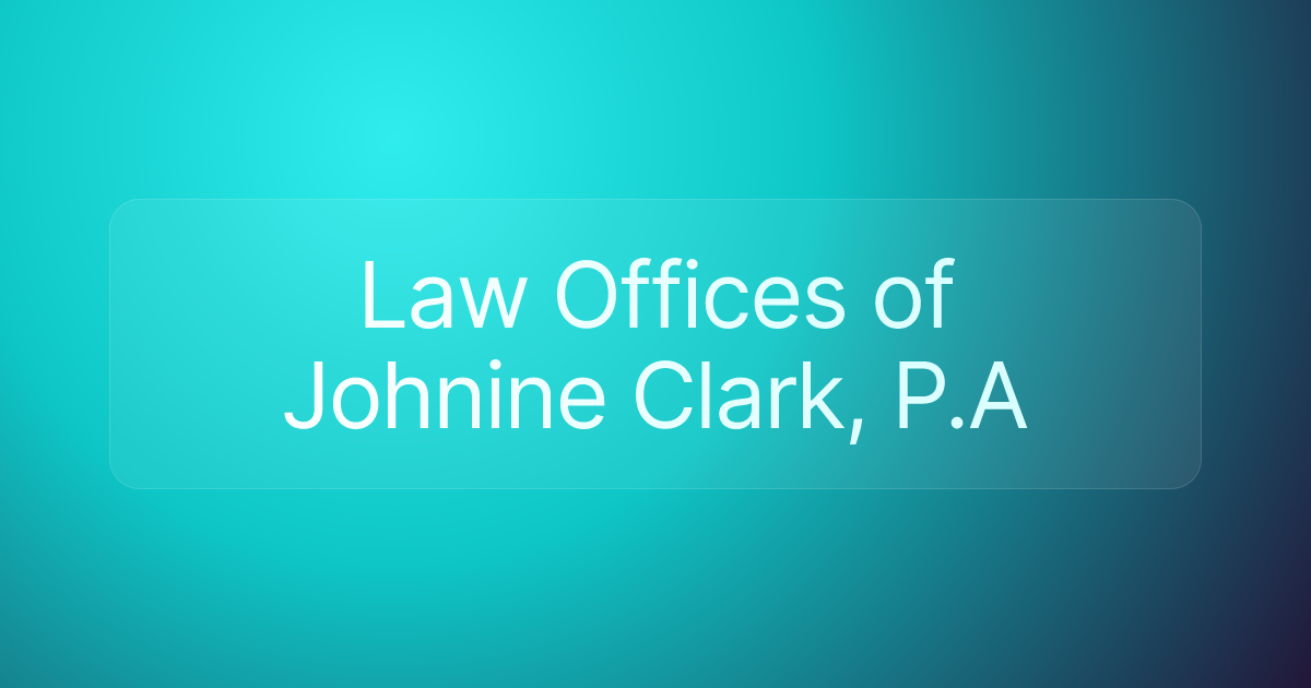 Law Offices of Johnine Clark, P.A