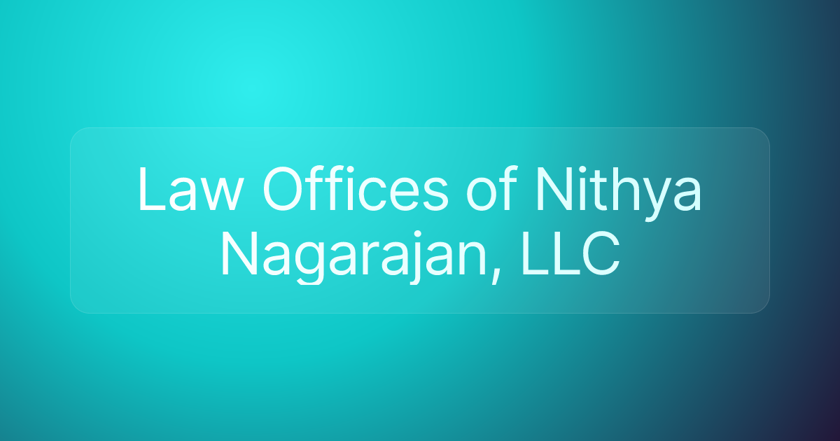 Law Offices of Nithya Nagarajan, LLC