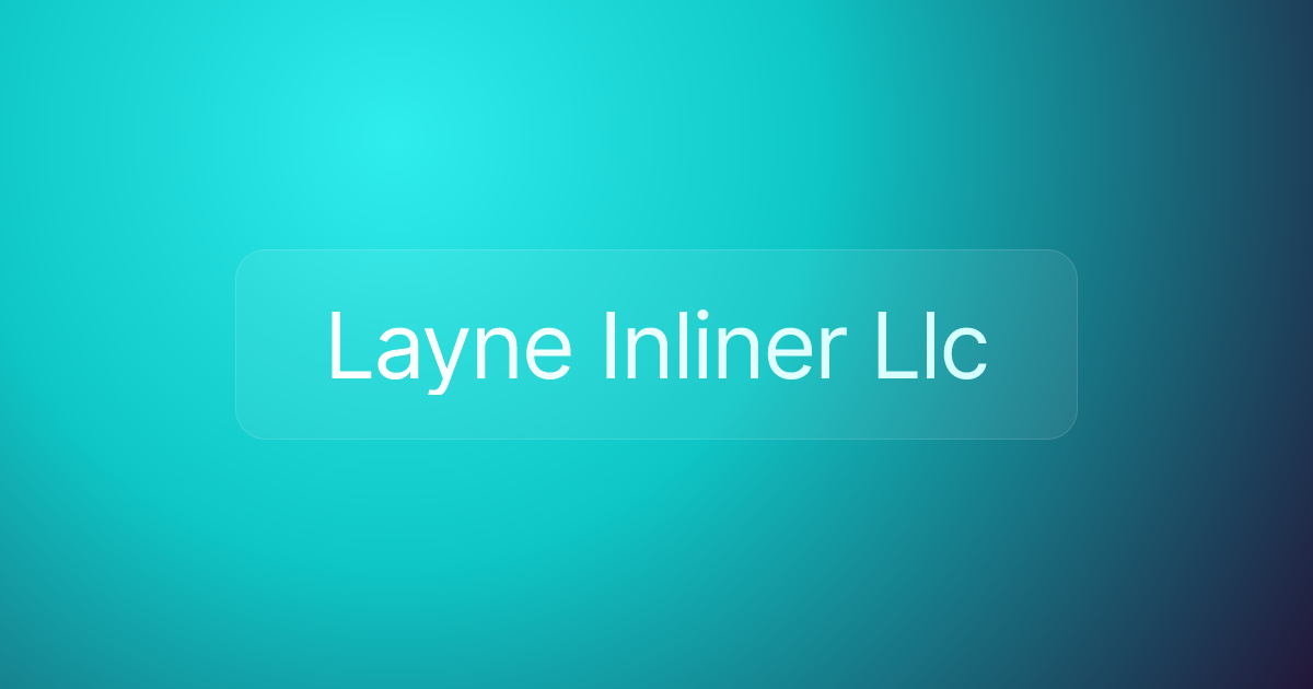 Layne Inliner Llc