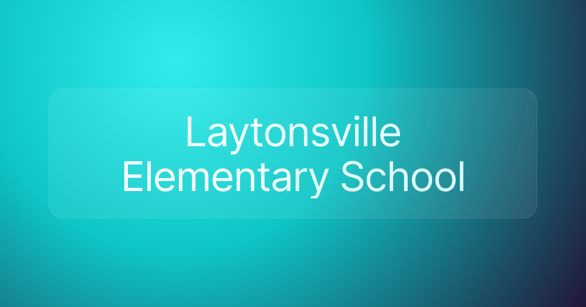 Laytonsville Elementary School