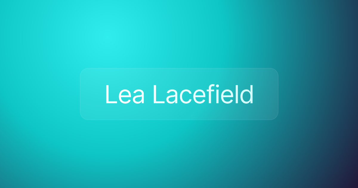 Lea Lacefield