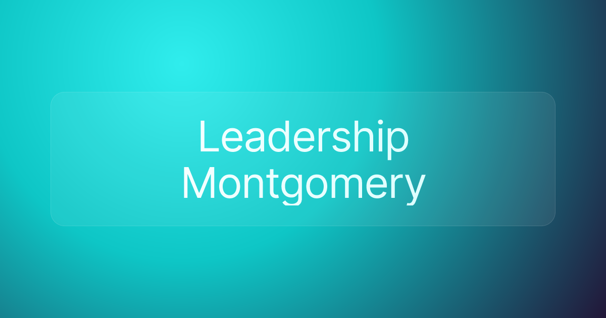 Leadership Montgomery
