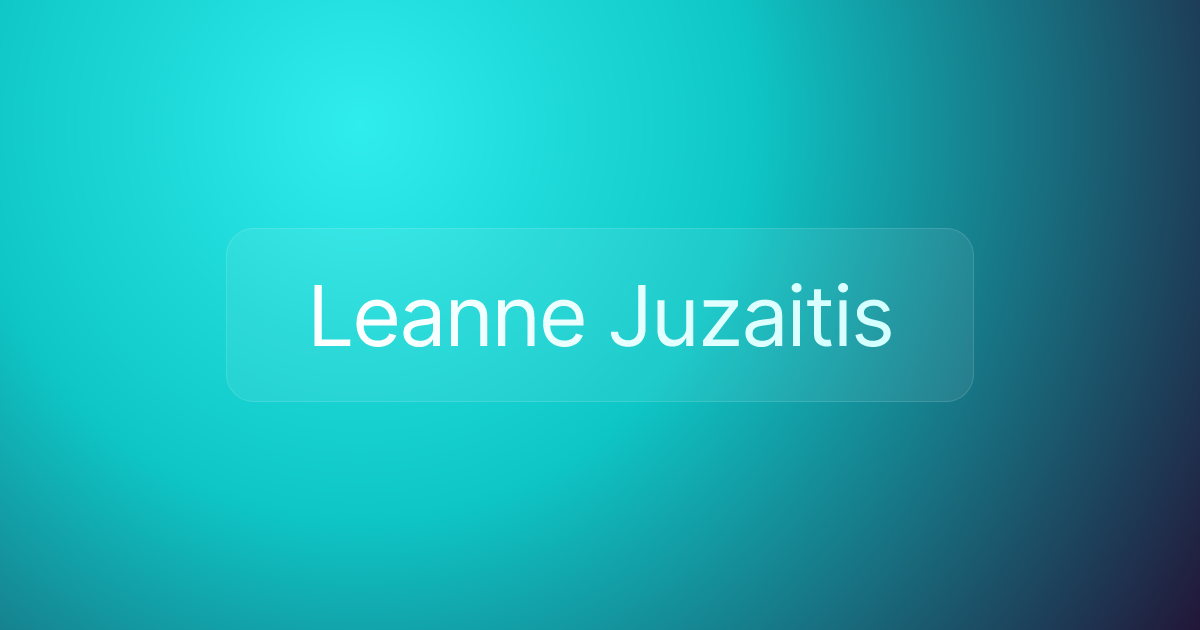 Leanne Juzaitis